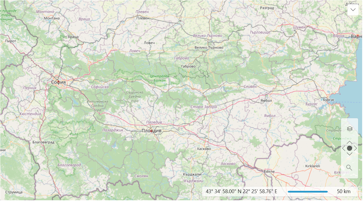 WinUI RadMap Rad Map Features Rest Providers 01 nolabels