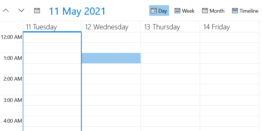 WinUI radscheduler viewdefinitions configuration 01